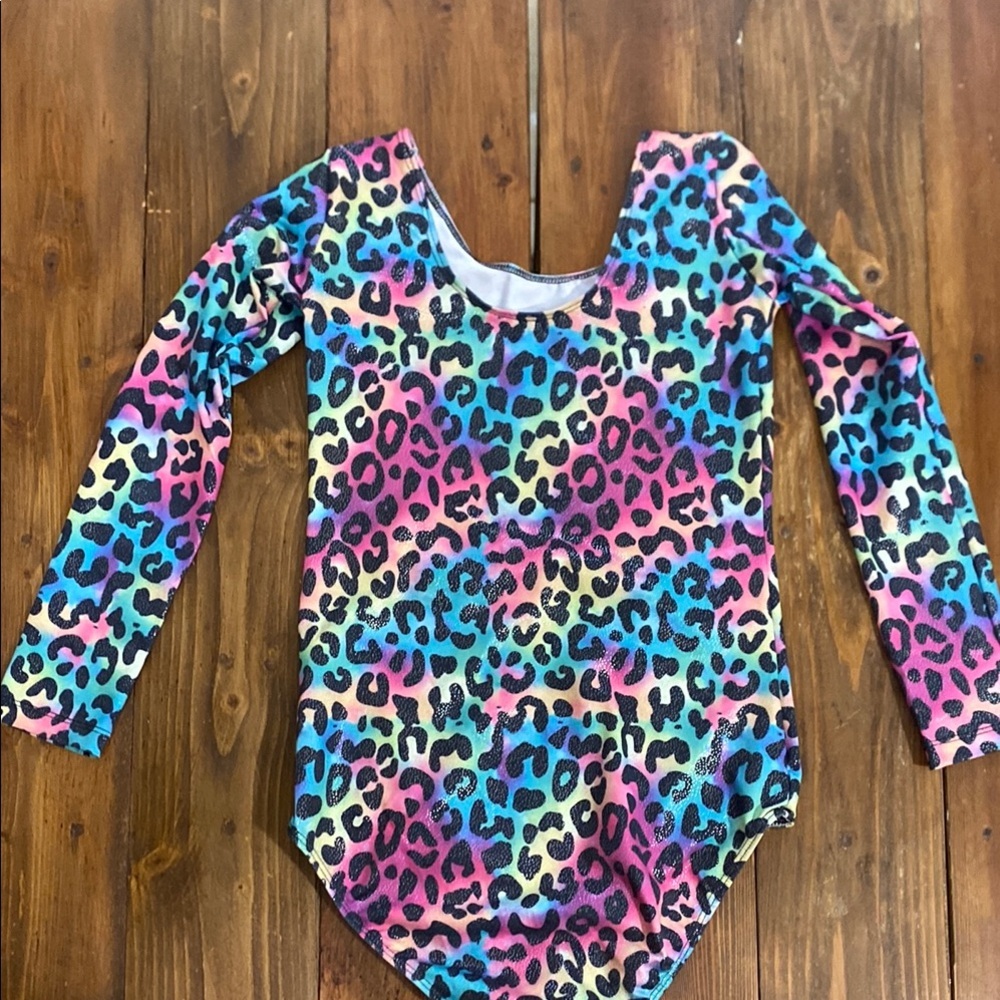 Colorful Leopard Print Bodysuit